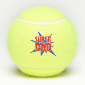 Balles De Tennis Fête des pères Super Papa (Dos)