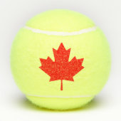 BALLES DE TENNIS FEUILLE D'ÉRABLE (Dos)