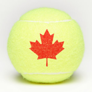 BALLES DE TENNIS FEUILLE D'ÉRABLE