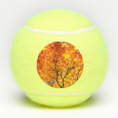 Balles De Tennis Feuille orange (Dos)