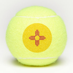 Balles De Tennis Flag du Nouveau-Mexique