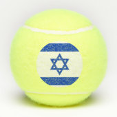 Balles De Tennis Flag of Israel (Dos)