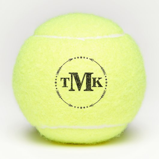 Balles De Tennis Flèches Monogramme (Devant)