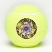 Balles De Tennis fleur fractale (Dos)