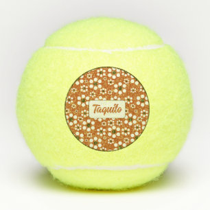 Balles De Tennis Fleurs florales en terre cuite mexicaine