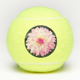 Balles De Tennis Fleurs roses