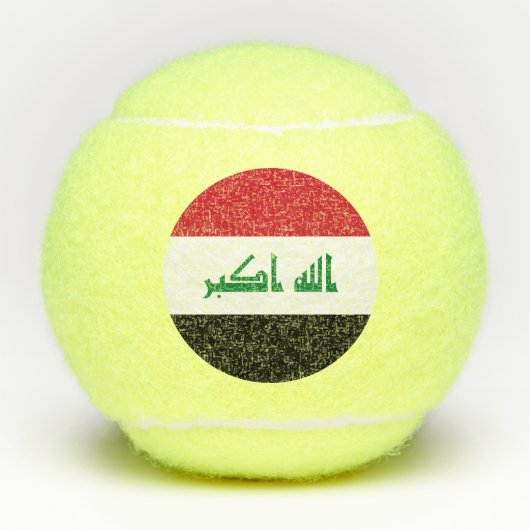 Balles De Tennis Flot d'Iraq (Devant)
