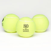 Balles De Tennis Funny Modern 80 et Fabulous Funny Anniversaire (Multiple)