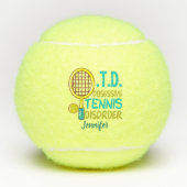 Balles De Tennis Funny Tennis Custom (Devant)