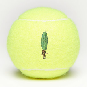 Balles De Tennis Grosse tête de chiche verte Silly Man en Brown
