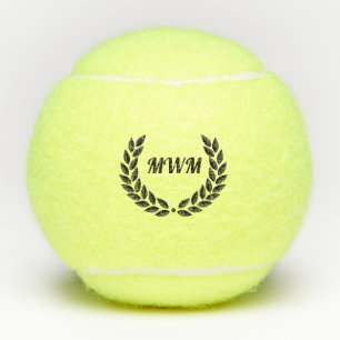 Balles De Tennis Guirlande de monogramme