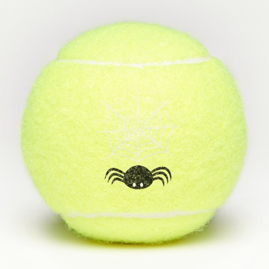 Balles De Tennis Halloween Spider Web (Devant)