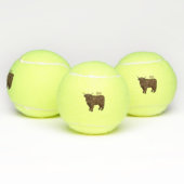 Balles De Tennis Highland cow (Multiple)