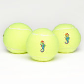 Balles De Tennis Hippocampe polygonal arc-en-ciel (Multiple)