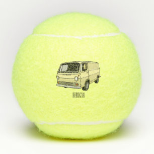 Balles De Tennis Illustration classique de van
