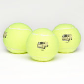 Balles De Tennis Illustration classique de van (Multiple)