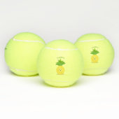 Balles De Tennis Illustration d'ananas mignon (Multiple)