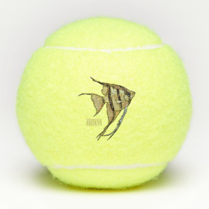 Balles De Tennis Illustration d'angelfish