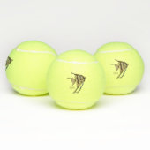 Balles De Tennis Illustration d'angelfish (Multiple)