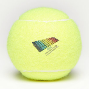 Balles De Tennis Illustration de bande dessinée en Xylophone