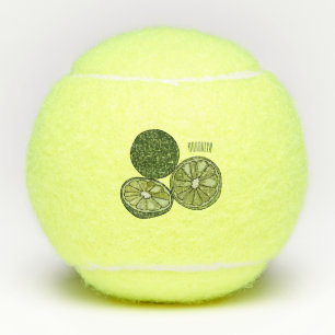 Balles De Tennis Illustration de chaux Kaffir