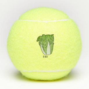Balles De Tennis Illustration de chou chinois