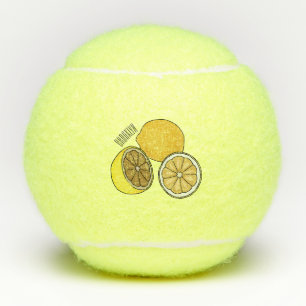Balles De Tennis Illustration de citron