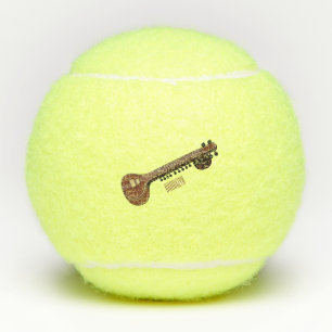 Balles De Tennis Illustration de dessin de Sitar