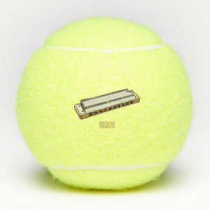 Balles De Tennis Illustration de dessin d'Harmonica