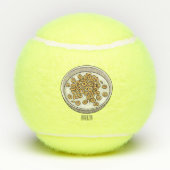 Balles De Tennis Illustration de dessin sur les céréales (Dos)