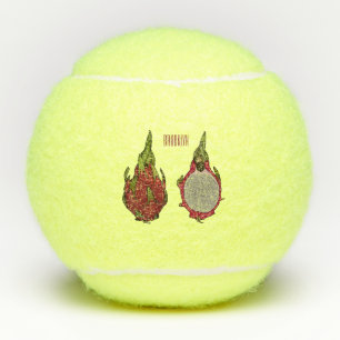 Balles De Tennis Illustration de dragon fruit
