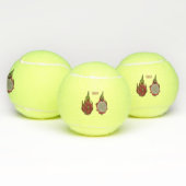 Balles De Tennis Illustration de dragon fruit (Multiple)