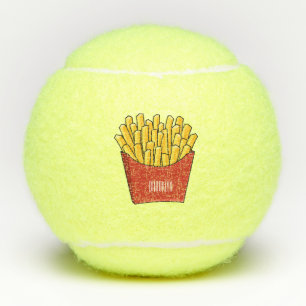 Balles De Tennis Illustration de frites
