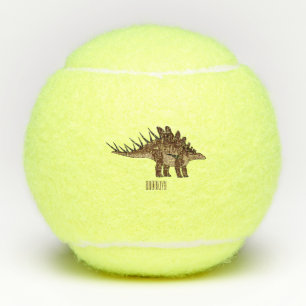 Balles De Tennis Illustration de Kentrosaurus
