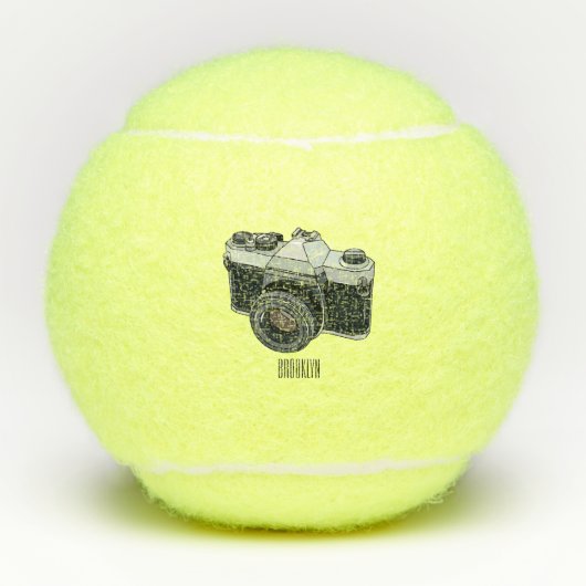 Balles De Tennis Illustration de la caméra (Devant)