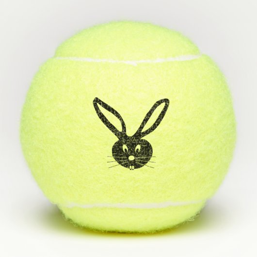 Balles De Tennis Illustration de lapin (Devant)