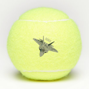 Balles De Tennis Illustration de l'avion de chasse