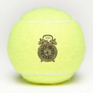 Balles De Tennis Illustration de l'horloge d'alarme