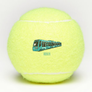 Balles De Tennis Illustration de locomotive électrique