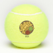 Balles De Tennis Illustration de Nachos (Dos)