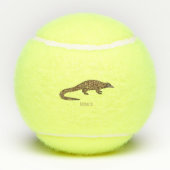 Balles De Tennis Illustration de pangolin à queue longue (Dos)