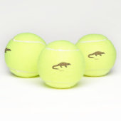 Balles De Tennis Illustration de pangolin à queue longue (Multiple)