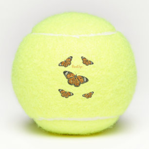 Balles De Tennis Illustration de papillon monarque