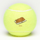 Balles De Tennis Illustration de Peking duck (Dos)