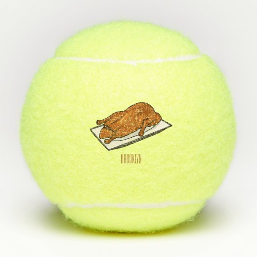 Balles De Tennis Illustration de Peking duck (Devant)