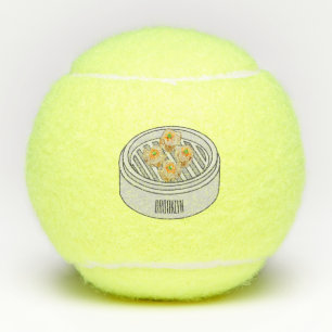 Balles De Tennis Illustration de Shumai dim sum