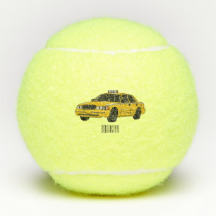 Balles De Tennis Illustration de taxi