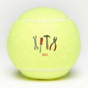 Balles De Tennis Illustration des outils de menuiserie