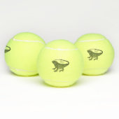 Balles De Tennis Illustration d'Iguana (Multiple)