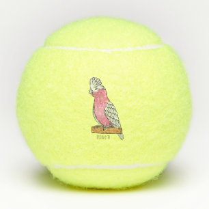 Balles De Tennis Illustration d'oiseau de Galah